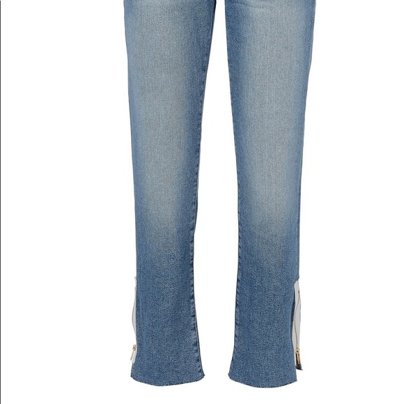 FRAME Denim Le High Straight Zipper Jeans - Picture 6 of 12